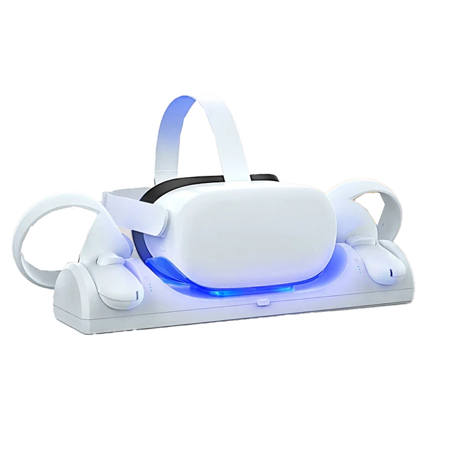 VR Charging Dock for Oculus Meta Quest 2 Station, Magnetic Charge Headset and Controller
