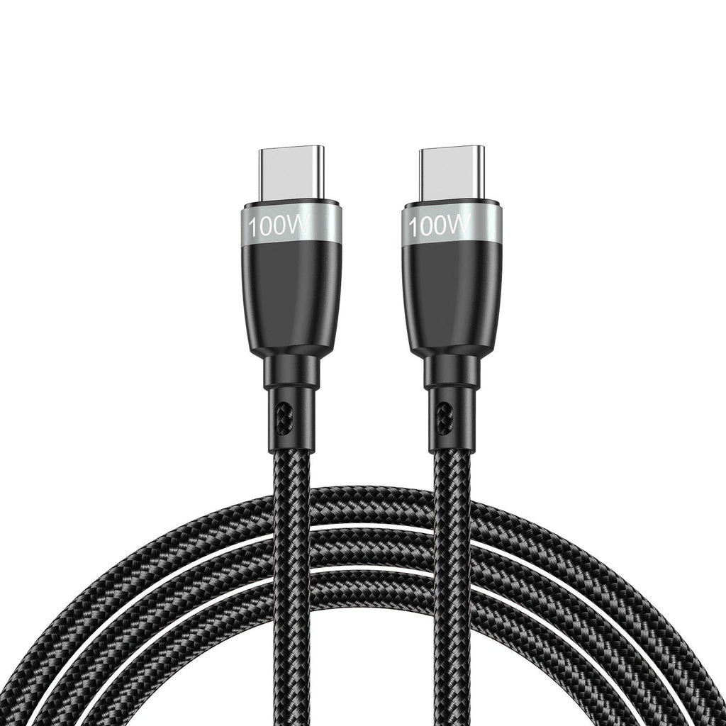 navor 100W USB-C to USB-C Charging Cable, Nylon Charging and Data Transfer Cord