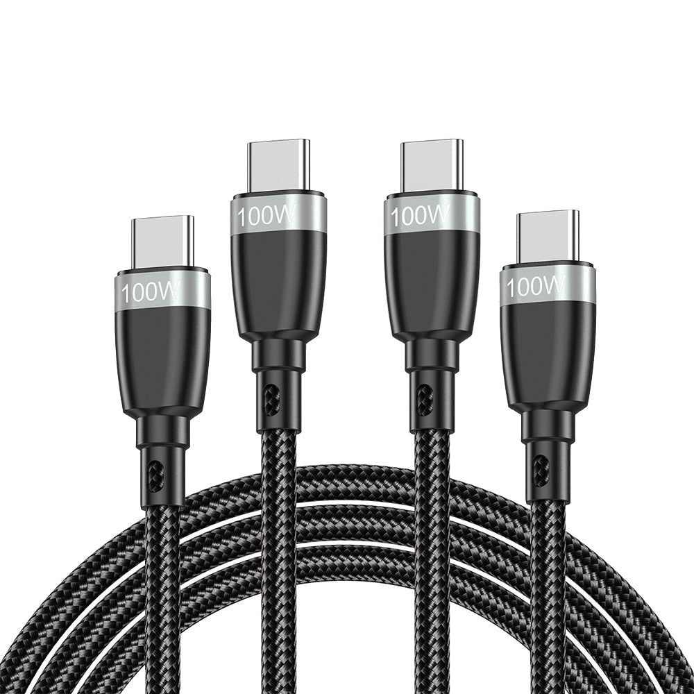 navor 100W USB-C to USB-C Charging Cable, Nylon Charging and Data Transfer Cord
