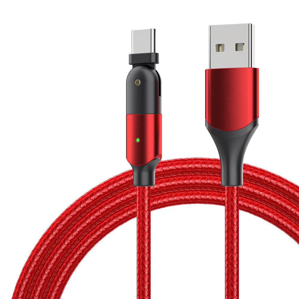 180 ° Rotating Head USB Type-C Charging Cable - NAVOR