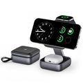 3 in 1 Foldable MagSafe Travel Wireless Charging Station 15W Fast Charger for iPhone, iwatch and for airpods