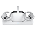 navor VR Charging Dock for Oculus Meta Quest 2 Station, Magnetically Charge Headset and Controller