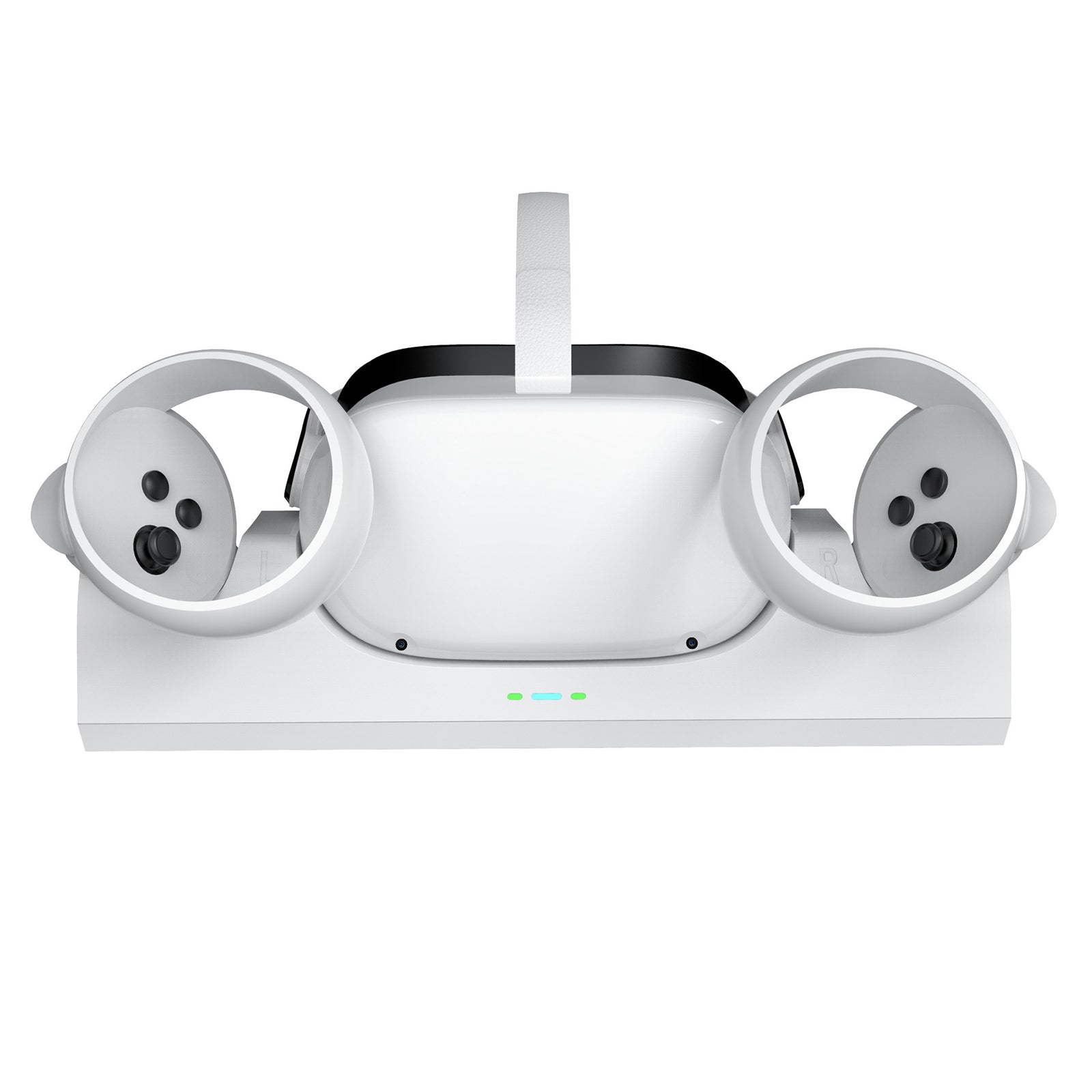 navor VR Charging Dock for Oculus Meta Quest 2 Station, Magnetically Charge Headset and Controller