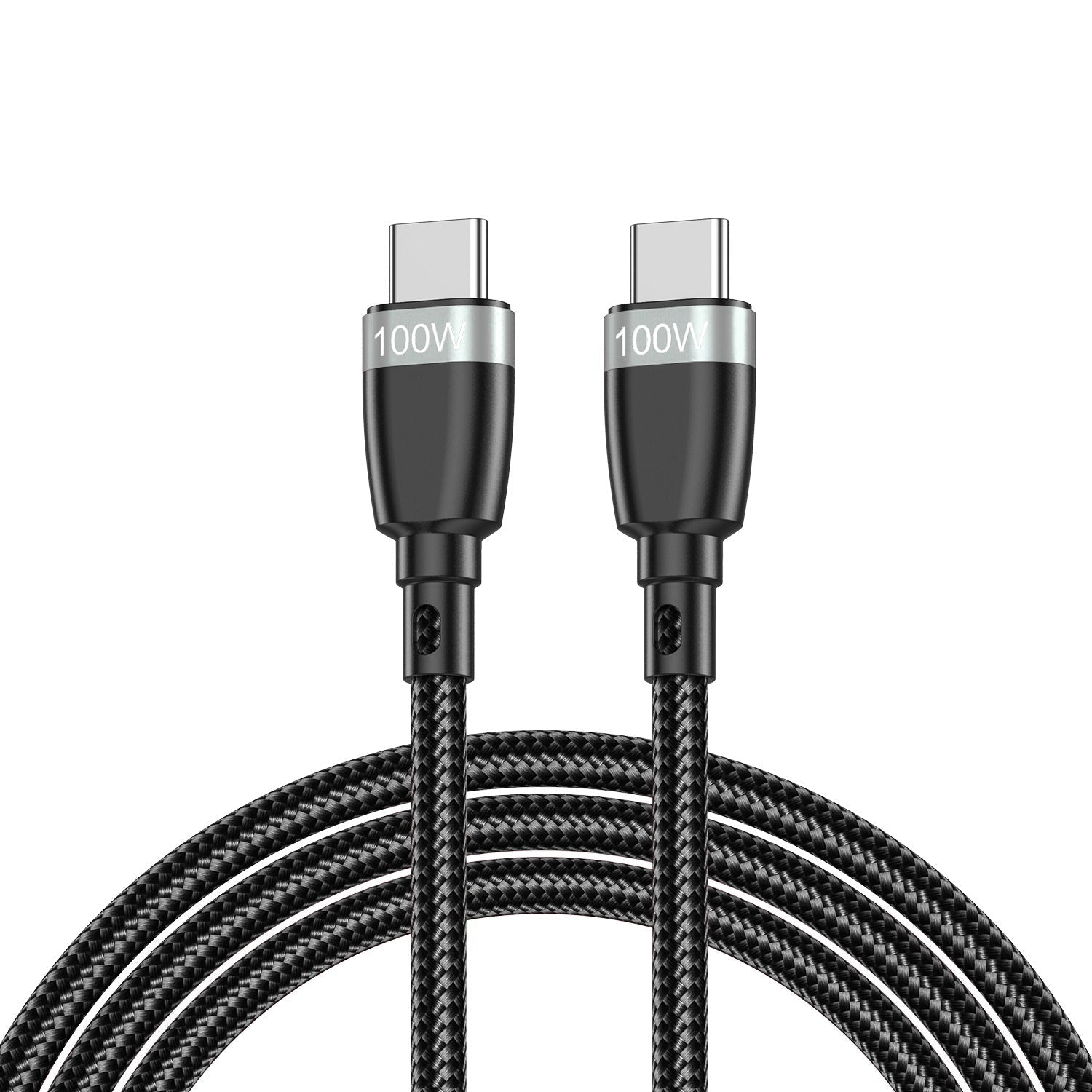 navor 100W USB-C to USB-C Charging Cable, Nylon Charging and Data Transfer Cord