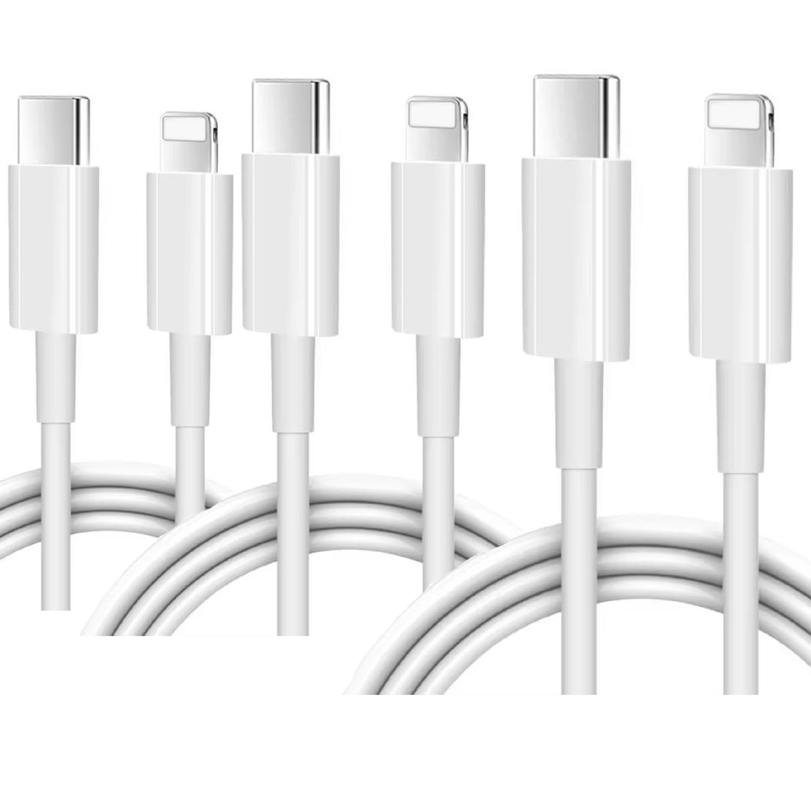 NAVOR 6ft USB-C to Lightning Cable, Fast Charging PD Cord, Durable Tangle-Free