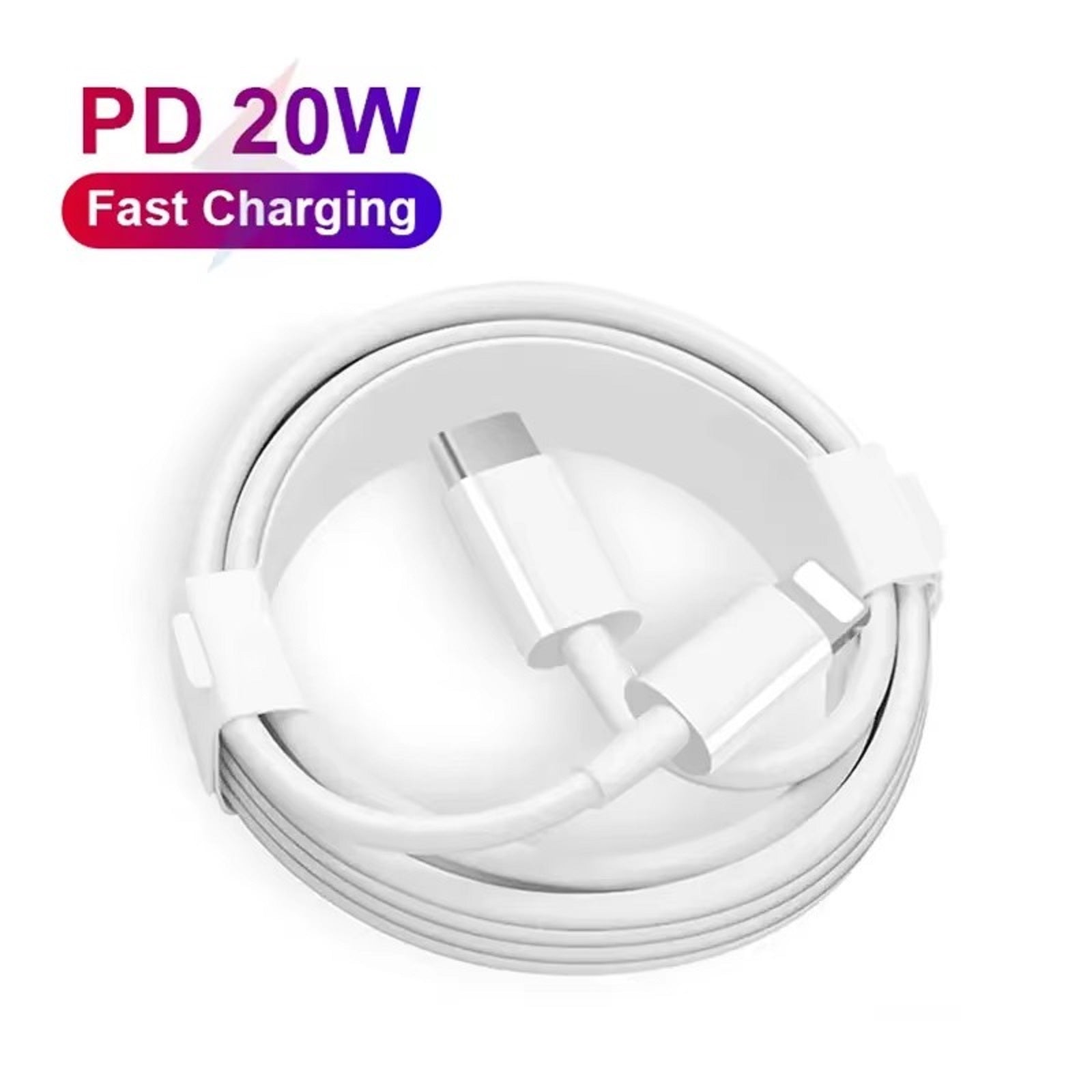 NAVOR 6ft USB-C to Lightning Cable, Fast Charging PD Cord, Durable Tangle-Free