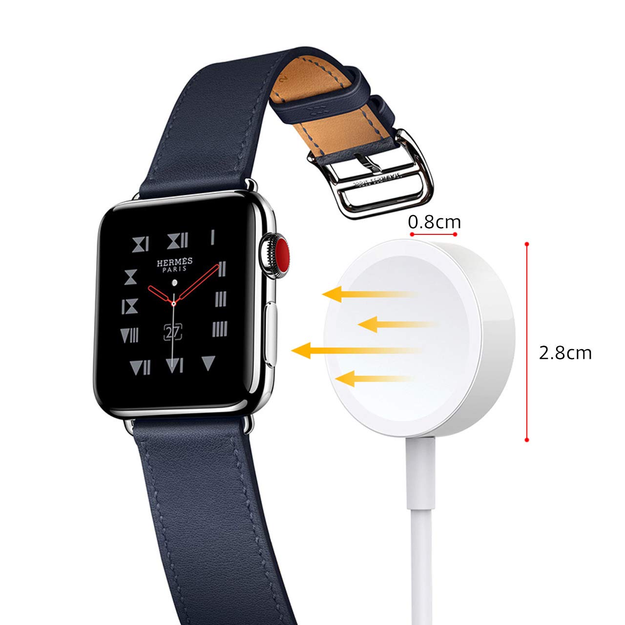 navor 3.3FT Lightning Charging Cable Cord for iWatch