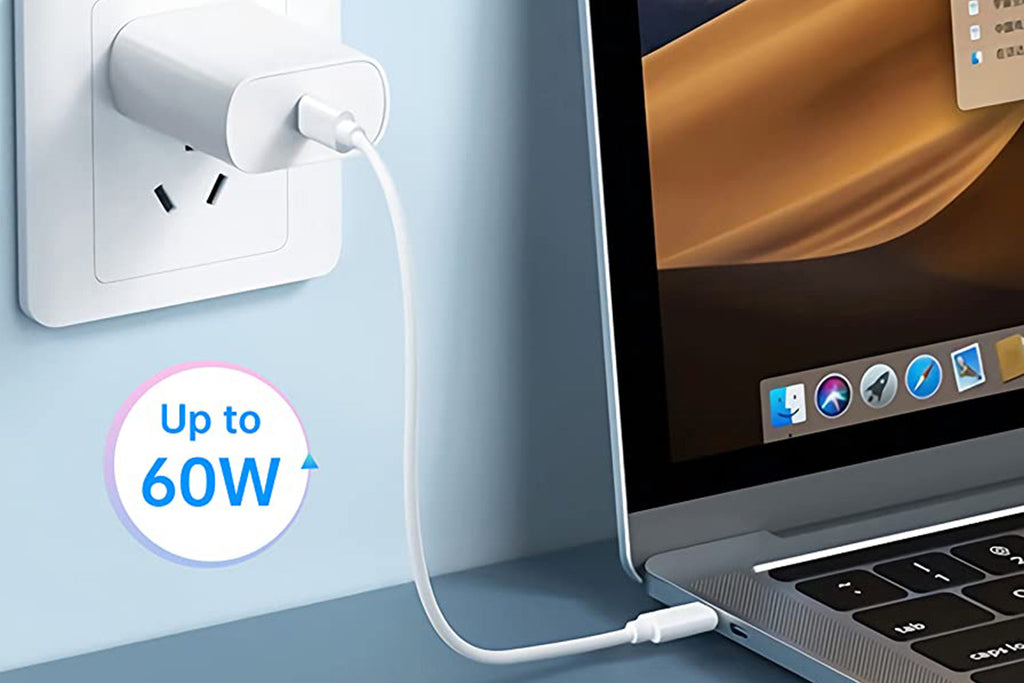 navor 60W USB-C/USB-A/Micro-USB/Charging Cable Kit Slim Travel Organizer Storage Box