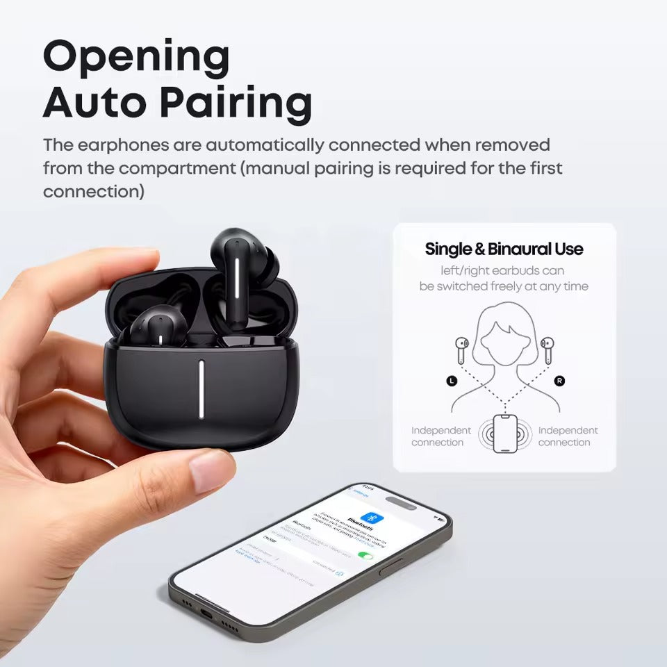 navor Bluetooth 5.3 ANC Wireless Earbuds 28dB Noise Cancelling