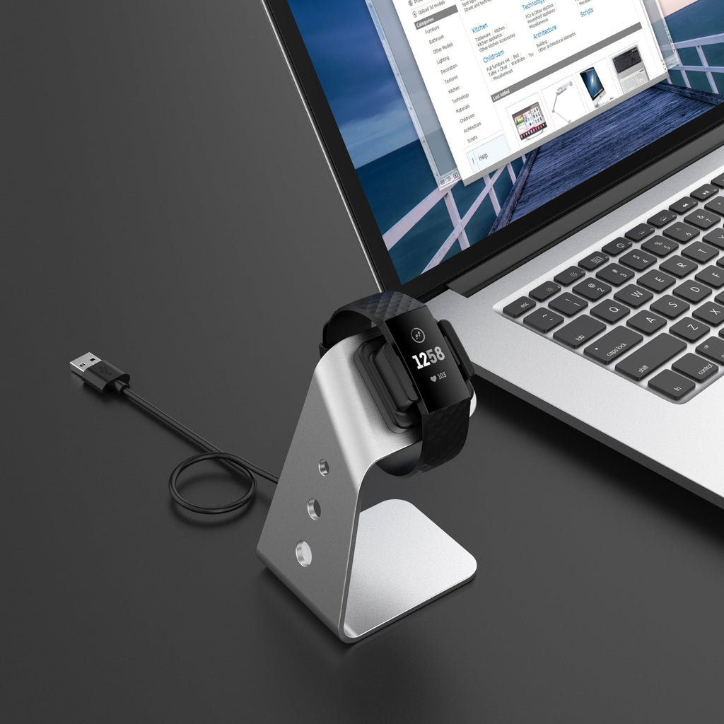 navor Fitbit Charge 4/Charge 4 SE/Charge 3/Charge 3 SE Charging Dock Stand
